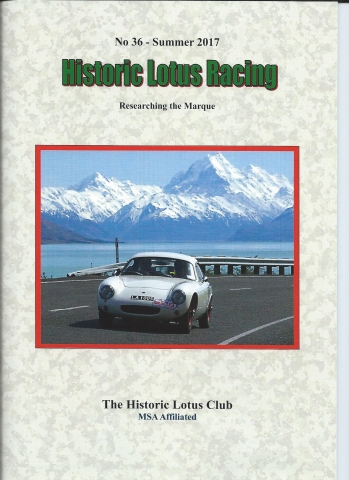 Historic Lotus Club Magazine no. 36 - Summer 2017