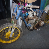 Vintage AJS motor cycle for restoration