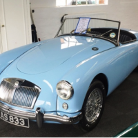 MG MGA Series 1 - Iris blue